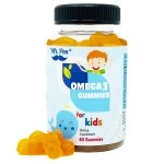 Mr. Pen 60 Gummies | 2 Months Supplies | Tasty Orange Flavor | 4+ Years | Omega-3 with EPA & DHA, Omega 3 for Kids, Omega 3 Gummies, Fish Oil Gummies, Omega-3 Fatty Acids Gummies