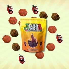 Tijuas Candies Spicy Chamoy Gushers | Spicy Fruit Gusherz | TikTok Chamoy Spicy Candy
