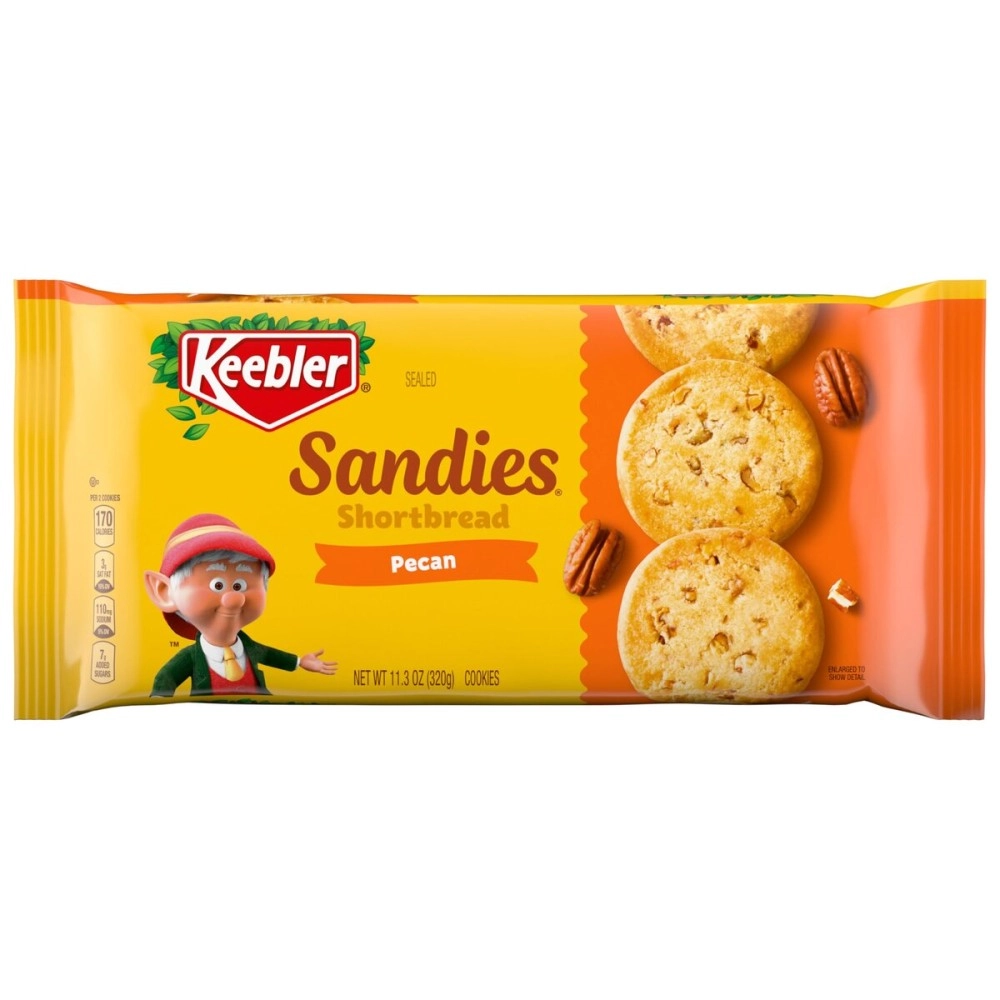 Keebler Sandies Shortbread Cookies, Pecan, 11.3oz