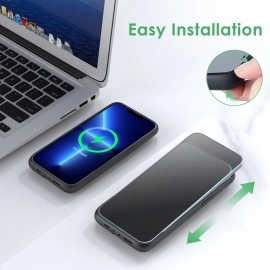 Feob Battery Case for iPhone 13/13 Pro[6.1 inch], 7500mAh Portable Charger Case Extended Battery Pack for iPhone 13/13 Pro Charging Case-[Black]