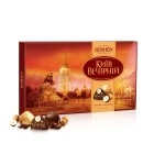 Roshen Kiev Vecherniy Chocolate Candy with Chopped and Hazelnuts Coating, Premium Gift Box 12.42oz/352 grams