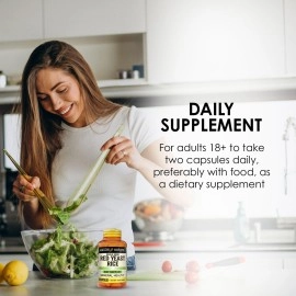 Mason Natural Red Yeast Rice - Improved Blood Circulation, Healthy Immune System, Supports Cardiovascular and Overall Health, Herbal Supplement, 60 Capsules (Pack of 3)