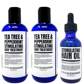 Evan Alexander Fine Grooming MY Hair Repair System for Men - Supports Hair Growth and Nourishes the Scalp - Shampoo, Conditioner, and Hair Growth Oil and Follicle Booster Set