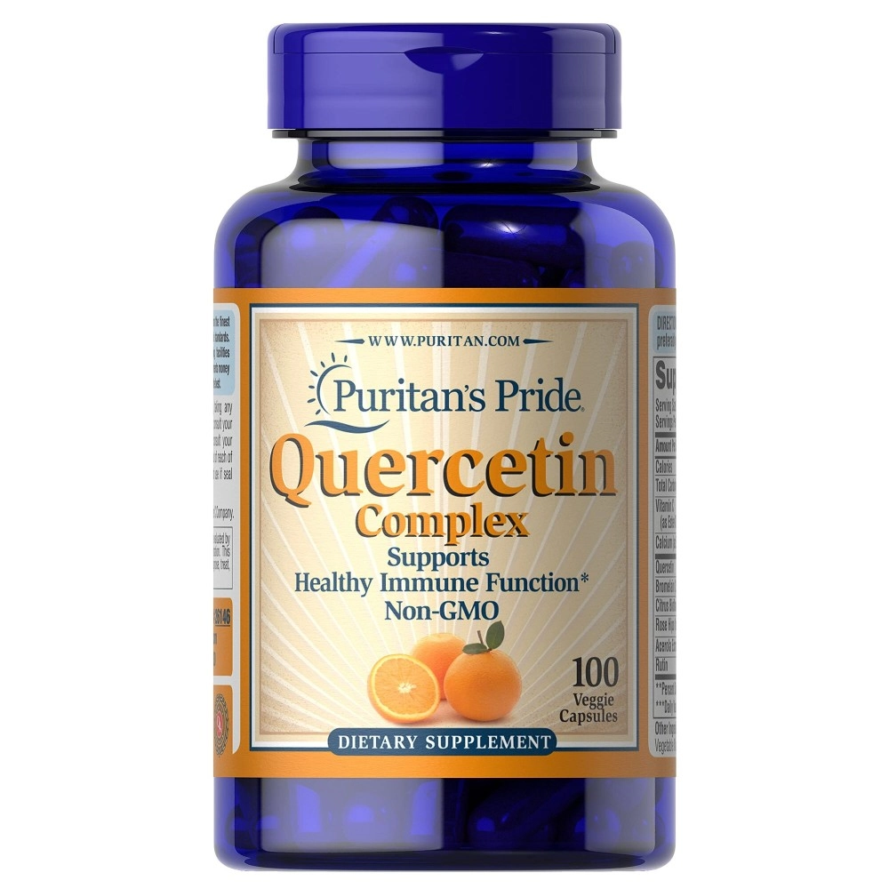 Quercetin Complex with Vitamin C, Supports Upper Respiratory Health*, 50 ct, by Puritan\'s Pride