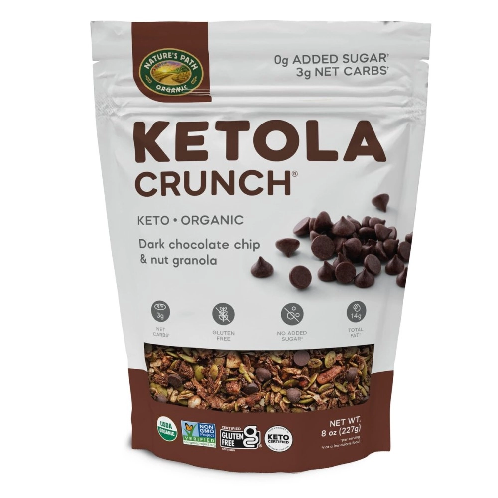 Nature\'s Path, Ketola Crunch, Dark Chocolate Chip & Nut Granola, 8 oz (227 g)