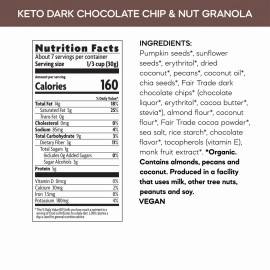 Nature\'s Path, Ketola Crunch, Dark Chocolate Chip & Nut Granola, 8 oz (227 g)