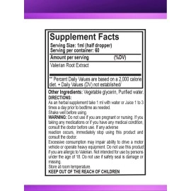 ELP ESSENTIAL Valerian Root Extract Drops | 2 fl oz | Sugar Free, Alcohol Free, Non- GMO Gluten Free Liquid