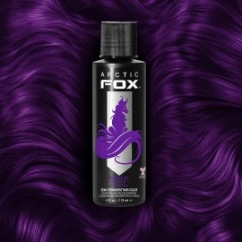ARCTIC FOX Vegan and Cruelty-Free Semi-Permanent Hair Color Dye (4 Fl Oz, PURPLE AF)