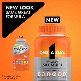 ONE A DAY Womens 50+ Healthy Advantage Multivitamins, Supplement with Vitamins A, C, E, B1, B2, B6, B12, Vitamin D and Calcium, 200 Count