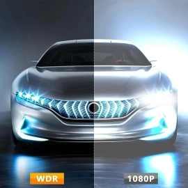 WOLFBOX Upgraded WDR Rear Camera for G840S/T10/T10 Plus/D07, 1080P Waterproof AHD Car Rear View Camera