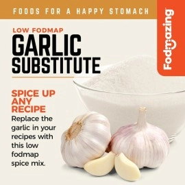 Fodmazing Garlic Replacer Substitute, Low FodMap Garlic Replacement, IBS Friendly, Non-GMO, Fat-Free, Great for Meals and Snacks (20 Servings)