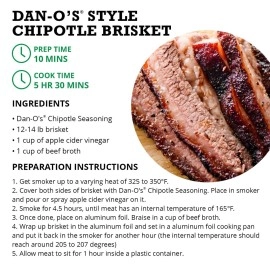 Dan-O\'s 3.5 oz Hot Chipotle Seasoning | All-Natural, Low Sodium, Zero Sugar, All-Purpose Seasoning