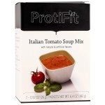 PROTIFIT - High Protein Soup Mix, 15g Protein, Low Calorie, Low Sugar, Low Fat, Low Carb, Ideal Protein Compatible, 7 Servings Per Box (Italian Tomato)