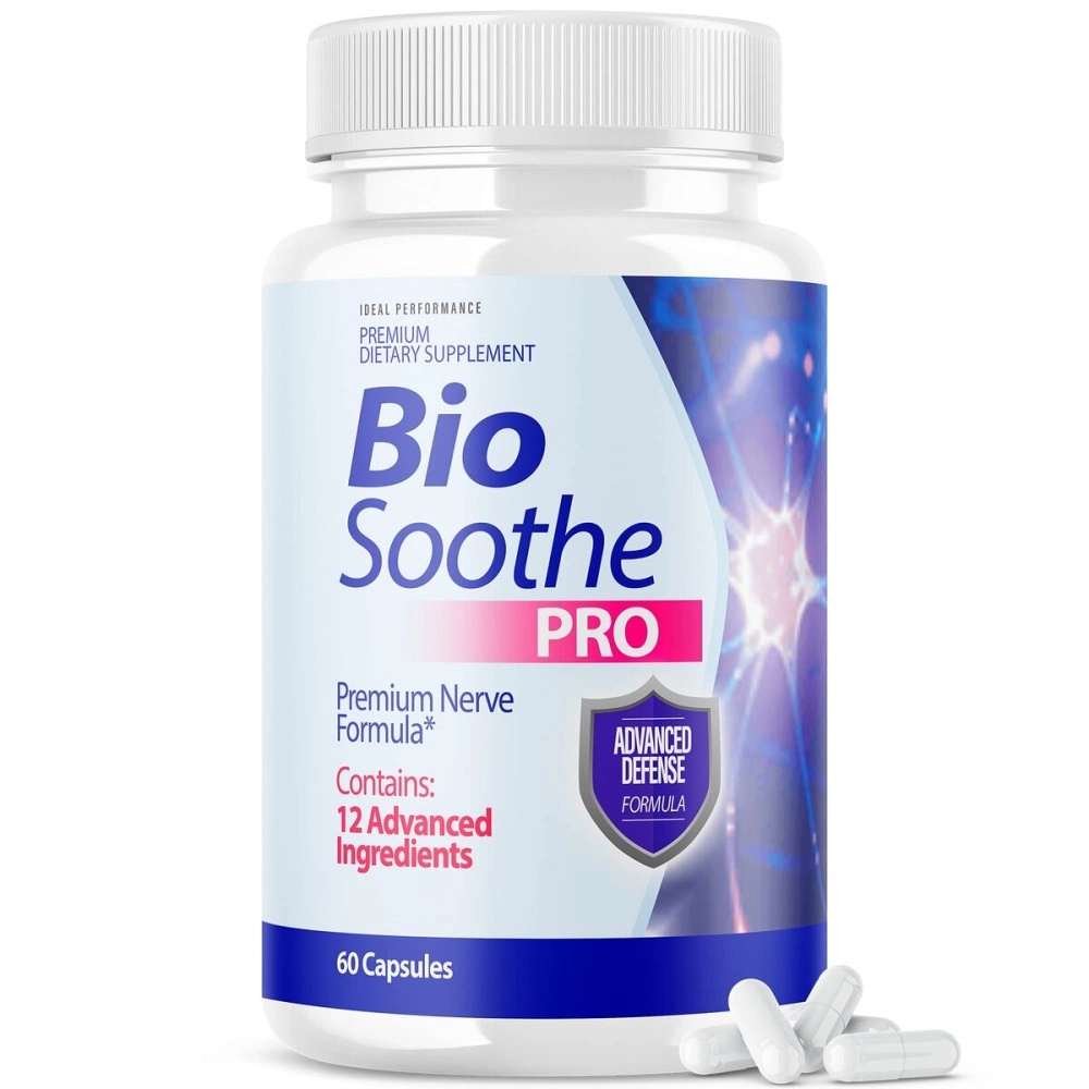 IDEAL PERFORMANCE Biosoothe Pro Neuropathy Treatment Capsule for Nerve Pain Repair Pills Bio Soothe Premium Formula Supplement Alpha Fix Neeve (60 Capsules)