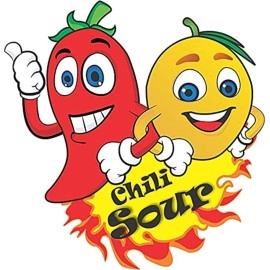 CHILI SOUR Cherry Cola Bottles Gummy, Spicy, Sweet And Sour Cherry Cola Bottles, Chili Gummy 1 lb