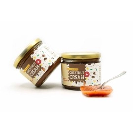 Gourmanity Vanilla Chestnut Spread, Deliciously Smooth Vanilla Flavoured Spread, Creme De Marrons From France, Great for Pancakes, Toasts and Ice Cream 11.5oz