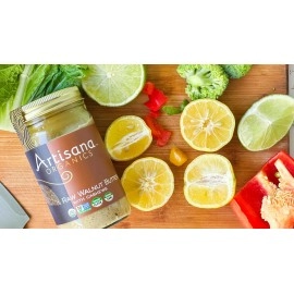 Artisana Organics Raw Walnut Butter with Cashews (14oz Jar)