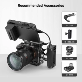 SmallRig Camera Half Cage for Sony Alpha 7R V/Alpha 7 IV/Alpha 7S III/Alpha 1/Alpha 7R IV - 3639