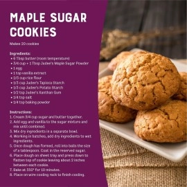 Judee\'s Gluten Free Powdered Maple Sugar 11.25 oz - Confectioners Sugar from Maple Syrup - 100% Non-GMO, Gluten-Free, and Nut-Free - Great for Baking, Frosting, and Dusting