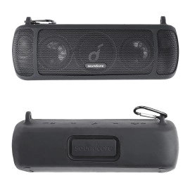 co2CREA Soft Silicone Cover Compatible with Anker Soundcore Motion+ Plus Bluetooth Speaker