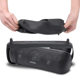 co2CREA Soft Silicone Cover Compatible with Anker Soundcore Motion+ Plus Bluetooth Speaker