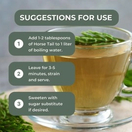 Hanan Horsetail Loose Herb Tea (Cola de Caballo) 1.4 oz (40 g) - Natural, Dried Horse Tail Digestive Supplement AKA Shavegrass, Snake Grass, Equisetum, Puzzlegrass, Equisetum arvense
