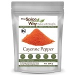 The Spice Way Red Pepper Premium Cayenne Ground - 8 oz - pure chile powder - Cayenne Powder, No GMO\'s, Kosher Certified