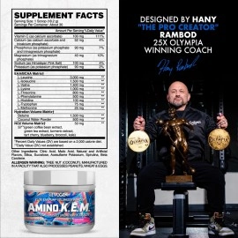 Evogen Nutrition - Amino K.E.M. Sour Candy 30 Servings - Muscle Building - Sports Supplement