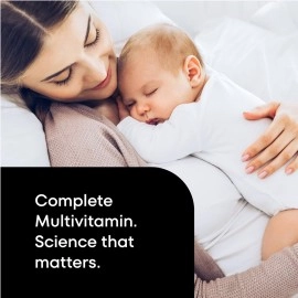ONE A DAY Postnatal Complete Multivitamin for Post-Pregnancy with Folic Acid and Omega-3 DHA, 60 Count