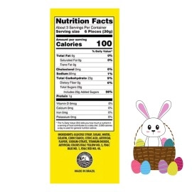Flix Candy Peeps Gummies 3.75oz Bag Chick and Bunny Shaped Gummies Easter Basket