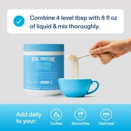 Vital Proteins Collagen Peptides, 567 g, Unflavoured Bovine-Sourced, 56 Servings