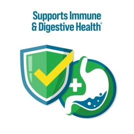 Culturelle Kids Probiotics, Multivitamin + Probiotic, Peach-Orange & Mixed Berry, 60 Gummies