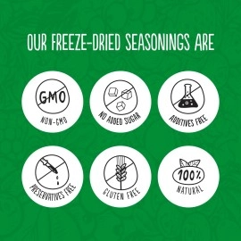 Supergarden Garlic for Cooking - 100% Pure & Natural Freeze Dried Garlic Spices for Cooking - No Artificial Additives or Preservatives - Dried Herbs, Spices & Seasonings by Super Garden (2.12 oz)