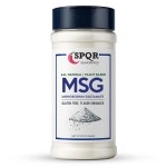 Plant Based MSG Seasoning Monosodium Glutamate XL 12 Ounce Bottle Gluten Free Restaurant Grade Flavor Enhancer by SPQR Seasonings