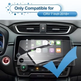 Coleya for Honda CRV Screen Protector 2018 2019 2020 2021 2022, for Honda CR-V (EX/EX-L/Touring/Special Edition) 7-inch Touch Screen, 9H Tempered Glass 2021 2022 CRV Accessories HD Transparent 7