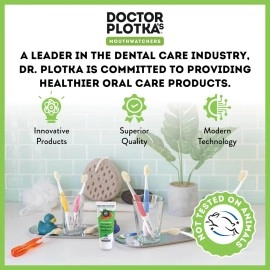 MOUTHWATCHERS Dr Plotkas Whitening Toothpaste | Fluoride Free Natural Toothpaste for Sensitive Teeth and Gums | Fresh Organic Mint and Organic Propolis | 2 Tubes, 3 oz Each