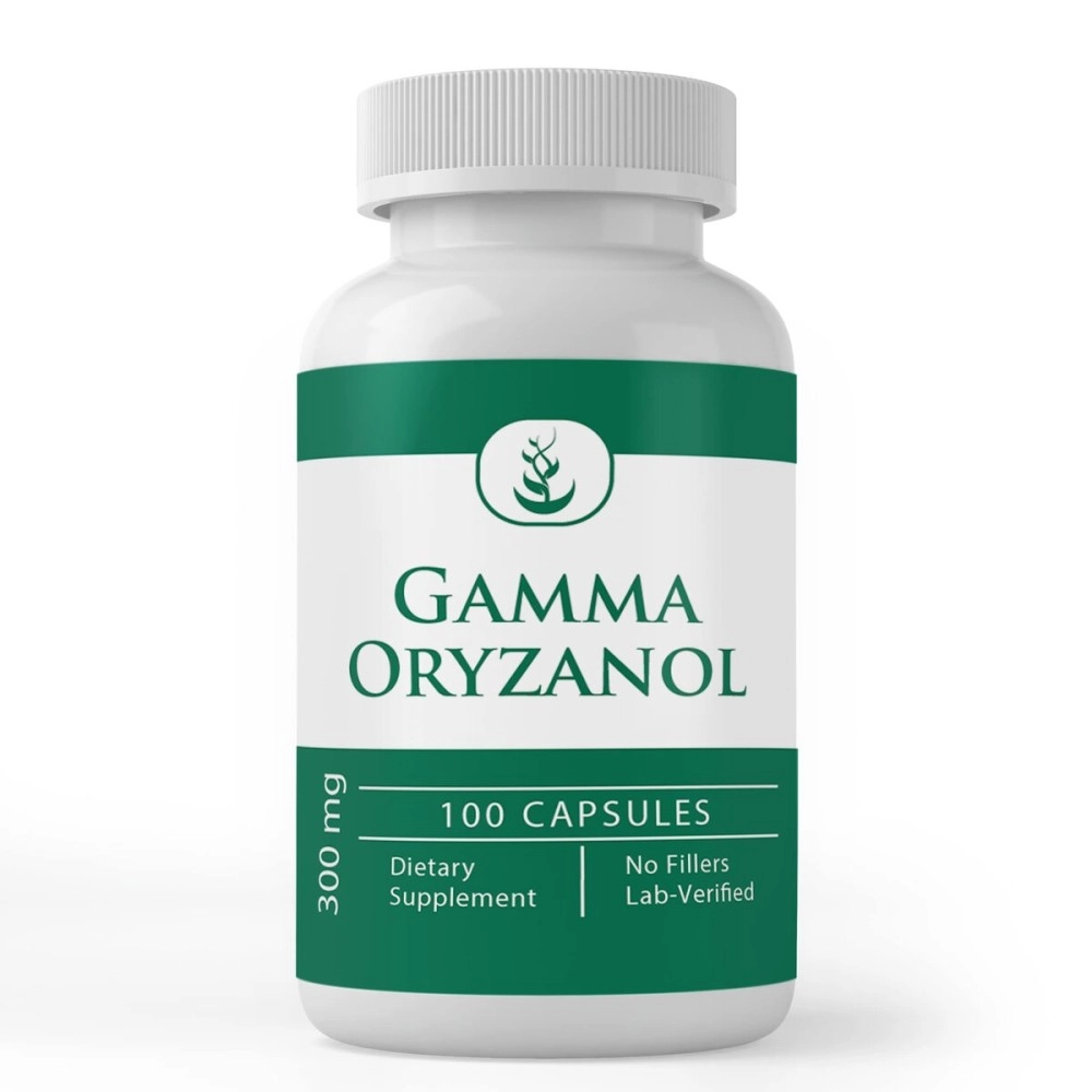 PURE ORIGINAL INGREDIENTS Gamma Oryzanol, (100 Capsules) Always Pure, No Additives Or Fillers, Lab Verified