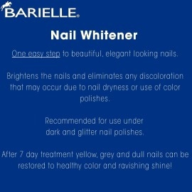 Barielle Nail Whitener for Yellow Nails or Dull Nails .47 Ounce - Whitening for Nails, Treats Yellow Nails