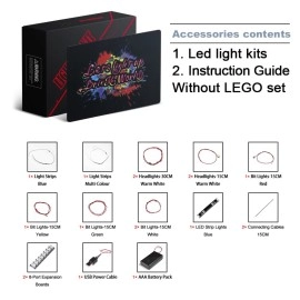 BrickBling LED Lighting Kit for Lego Sonic Green Hill Zone (NO Model), Compatible With 21331 Play Set, Creative DIY Light Set for Hedgehog New 2022