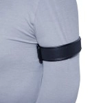 QUYUWOWO Armband Leather Harness for Man Adjustable Armband Harness Belt 2 PCS(Armband Harness-Black)