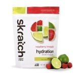 SKRATCH Labs Hydration Sport Drink Mix | Raspberry Limeade with Caffeine (15.5 oz, 20 Servings) | Electrolyte Powder Developed Athletes and Sports Performance, Gluten Free, Vegan, Kosher