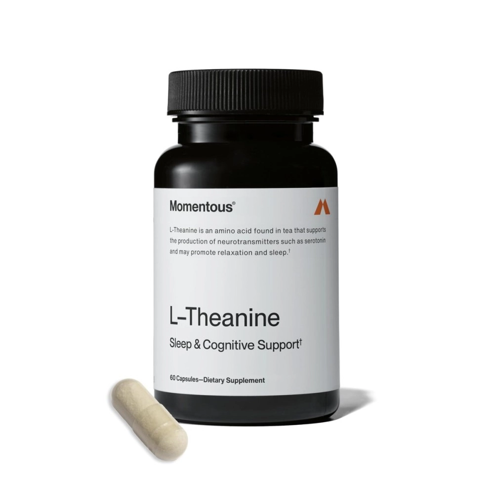 Momentous L-Theanine Capsules, 60 Servings