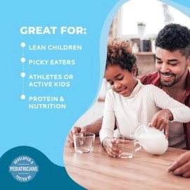 Healthy Heights Grow Daily 3+ Shake Mix 7-serving Canister - Protein Powder (Chocolate) - Developed by Pediatricians - High in Protein Nutritional Shake - Contains Key Vitamins & Minerals