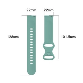 TenCloud 10-Pack Band Compatible with Fitpolo IDW13 Smartwatch Bands Replacement Silicone Breathable Sport Wristbands