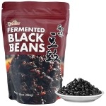 Apexy Premium Fermented Black Beans, Douchi, Authentic Asian Recipes Natural and Flavorful, Traditional Asian Seasoning & Ingredient, Gourmet Quality-Perfect for Asian Cuisine & Flavorful Dishes 16oz