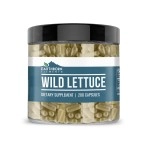 Earthborn Elements Wild Lettuce 200 Capsules, Pure & Undiluted, No Additives