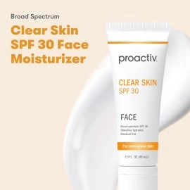 Proactiv Clear Skin Face Sunscreen Moisturizer With SPF 30 - Hydrating SPF Lotion And Sensitive Skin Sunscreen For Oily Skin And Acne-Prone Skin, Oil Free Matte Skincare Sunscreen, 1.5oz
