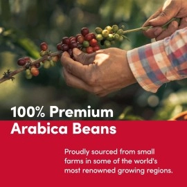 Tim Hortons Hazelnut Flavored, Medium Roast Coffee, Single-Serve K-Cup Pods Compatible with Keurig Brewers, 12ct K-Cups, Red