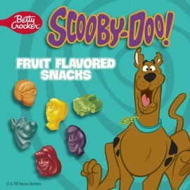 Betty Crocker Scooby Doo Fruit Flavored Snacks, Treat Pouches, Value Pack, 22 ct