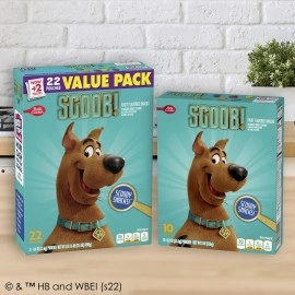 Betty Crocker Scooby Doo Fruit Flavored Snacks, Treat Pouches, Value Pack, 22 ct